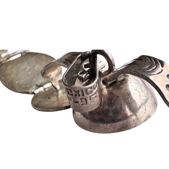 Vintage Puzzle ball sterling silver folding ball picture locket Taxco Mexico - Picture 8 of 11